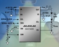 Maxim Introduces New 350mA, 40V LED Driver