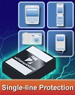 Semtech Introduces Three Low-Voltage, Single-Line Protection Devices