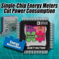 Analog Devices Introduces Energy Meter ICs with Intelligent Battery Technology