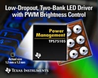 TI Delivers Small Linear LED Driver for Portable Electronics