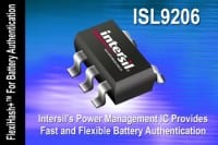 Intersil Unveils New Power Management IC to Provide Battery Authentication