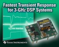 TI Introduces DC-DC Power Module with Fast Transient Response for 3-GHz DSP Systems