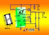 Linear Adds New 2.2V Input High Power Step-Down DC-DC Controller
