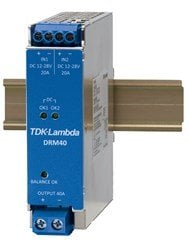 Low Loss 20A to 40A DIN Rail Mount Redundancy Module Assists Load Current Balancing