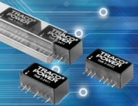 TRACOPOWER Offers DC-DC Converter with 50% More Power in Standard SIP Package