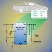 Maxim Releases 100mA Automotive Linear Regulator with Adjustable Reset