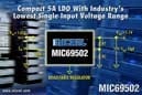 Micrel Introduces New 5A Low Voltage Single Supply LDO Regulator