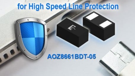 Alpha and Omega Semiconductor Announces Super Low Capacitance TVS for USB32 amp Thunderbolt 30 Protection