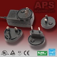 Advanced Power Solutions Announces 6~12W Wall-Mount Switchers with Interchangeable AC Plugs