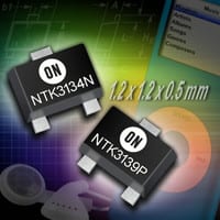 ON Semiconductor Introduces New SOT-723 Packaged Power MOSFETs for Space-Constrained Portable Electronics