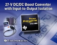 Texas Instruments Releases Power Converter to Boost Battery Life in Portable Medical and Industrial Systems