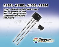 ALLEGRO&reg; Announces New Family of User-Programmable, Hall-Effect Linear Sensors in Small Packages