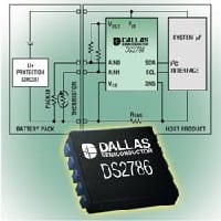 Dallas Semi&rsquo;s 2-Wire Stand-Alone Fuel Gauge Reports Remaining Battery Capacity Without Learn Cycle