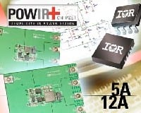IR Adds Optimized Single-Phase 5A and 12A Synchronous Buck Reference Designs
