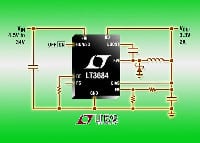 Linear Adds 34V, 2A Output, 2.8MHz Step-Down DC-DC Converter