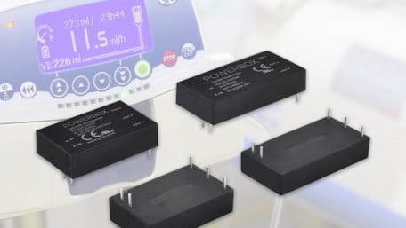 Powerbox announces 105 models of DC-DC converters featuring 2xMOPP medical approvals