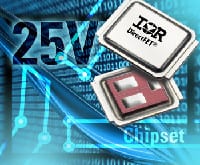 IR&rsquo;s New DirectFET&reg; MOSFET Chipset Offers Low On-State Resistance for 25V Applications