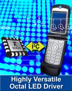 Semtech Debuts Software Controllable Octal LED Driver for Portable Devices