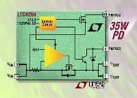 Linear&rsquo;s 35W PoE PD Controller Enables Emerging PoE+ Applications