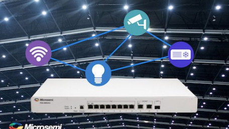 Create Cost-effective Smart Lighting Systems with Eight-port Switch that Supports New PoE Standard