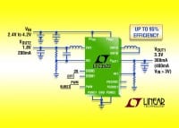 Linear Tech Announces Synchronous 400mA DC-DC Buck-Boost Converter