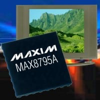 Maxim TFT-LCD DC-DC Converter Integrates Five Operational Amplifiers