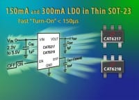 Catalyst Semi Expands LDO Regulator Family with Devices in SOT-23 Package