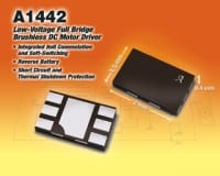 Allegro Micro Introduces New Low-Voltage, Full-Bridge Brushless DC Motor Driver