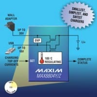 Maxim Releases Small, Dual-Input Li+ Chargers