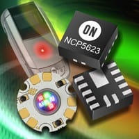 ON Semi Adds Triple-Output LED Driver with I&sup2;C Interface for Portable Devices