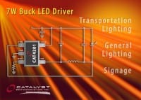 Catalyst Announces New 7W Buck LED Driver in TSOT-23 Package