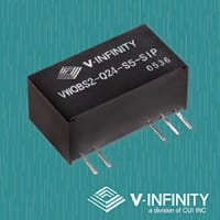 V-Infinity 2W SIP converters Offer 4:1 Input Range