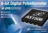 austriamicrosystems Unveils 8-bit Digital Potentiometer