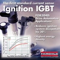 Fairchild Expands IGBT Portfolio, Including New Standard Current Sense Ignition IGBT