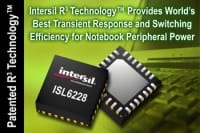 Intersil Announces New Dual-Output Buck Controller For Notebook Peripheral Power