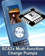 Semtech Releases Charge Pump Platform For LCD Backlight, LED Flash and Camera Module Power In Cellular Phones