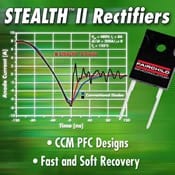 Fairchild Semiconductor Introduces STEALTH&trade; II Rectifiers