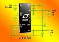 Linear Tech Adds 36V, 2A, 2.2MHz Step-Down DC-DC Converter In 3 x 3mm DFN