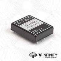 V-Infinity 30W Compact DC-DC Converter Has 4:1 Input