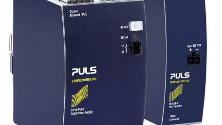 8-Port DIN-Rail PoE Injectors Target Factory 4.0 Infrastructure