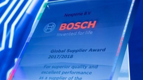 Nexperia Honored with Bosch Global Supplier Award