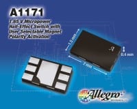 Allegro MicroSystems Introduces MicroPower Hall-Effect Switch With Complementary Push-Pull Outputs