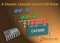 CatSemi Releases New 8-Channel, Constant-Current LED Driver For Large Video Displays