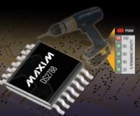 Maxim Unveils Small, Stand-Alone, Multicell Li+ Battery Fuel Gauge To Integrate LED Drivers & A Pushbutton Input