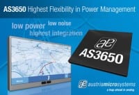 austriamicrosystems Announces Optimized Power & Audio Management Unit For SiRF&rsquo;s Navigation Processors