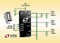 Linear Tech Adds 400mA, 2.25MHz Synchronous Step-Down DC-DC Converter With Dual 150mA LDOs