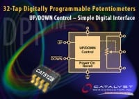CatSemi Offers New 32-Tap Digitally Programmable Potentiometer