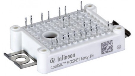 Two EasyPACK Modules with CoolSiC MOSFETs for EV Charging and UPS