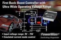 National Semi Introduces Emulated Current-Mode-Controlled Buck-Boost DC-DC Regulator Controller