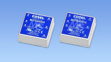 40W DC-DCs Operate up to +85°C with 10-Year Warranty